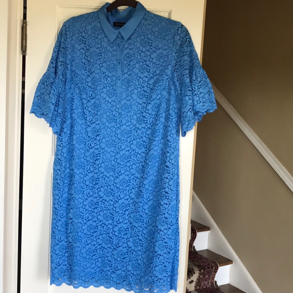 Banana Republic blue lace dress